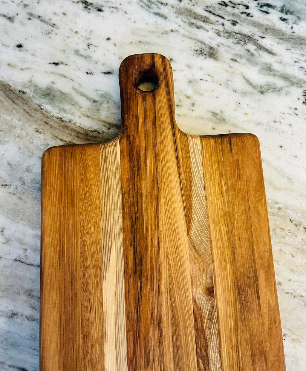 Handcrafted Hickory Charcuterie Board / Side Grain Cutting Board