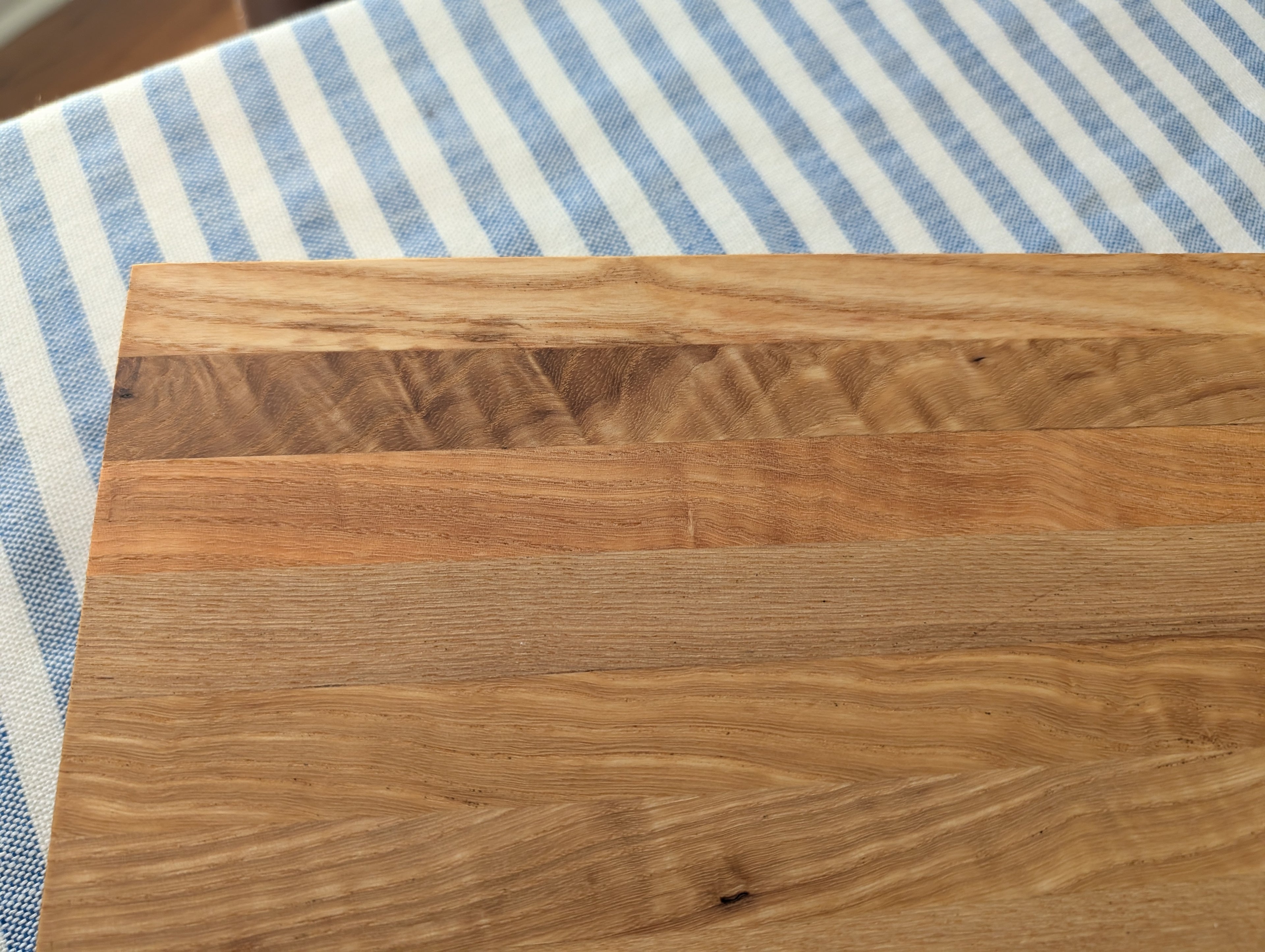 Handcrafted Quilted Ash Cutting Board – 19" x 11" x 1.75"